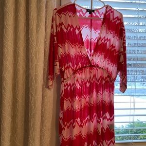 Relax pink chevon dress